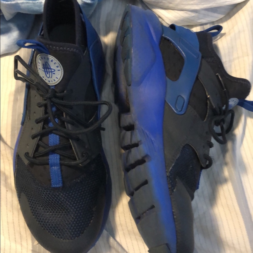 Nike Air Huaraches Y7 W8 Navy/Royal
